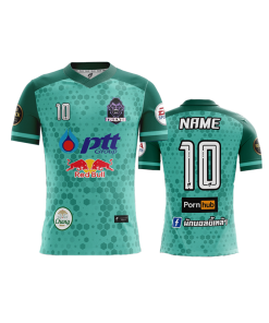 เสื้อพิมพ์ลาย คอวี