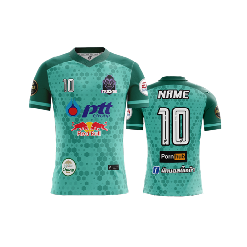 เสื้อพิมพ์ลาย คอวี