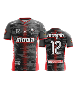 เสื้อพิมพ์ลาย คอวี