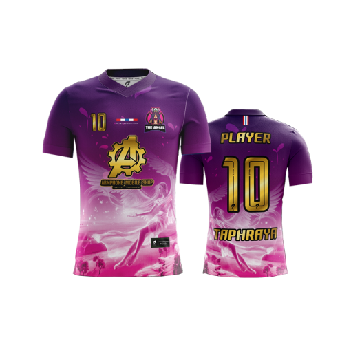 เสื้อพิมพ์ลาย คอวี