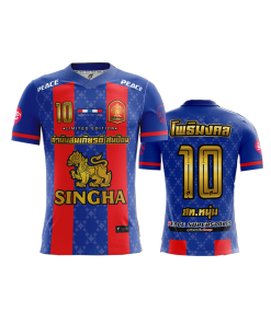 เสื้อพิมพ์ลาย คอวี