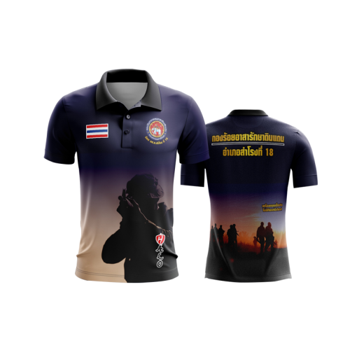 เสื้อพิมพ์ลาย คอปก