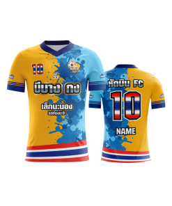 เสื้อพิมพ์ลาย คอวี