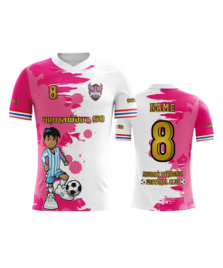 เสื้อพิมพ์ลาย คอวี