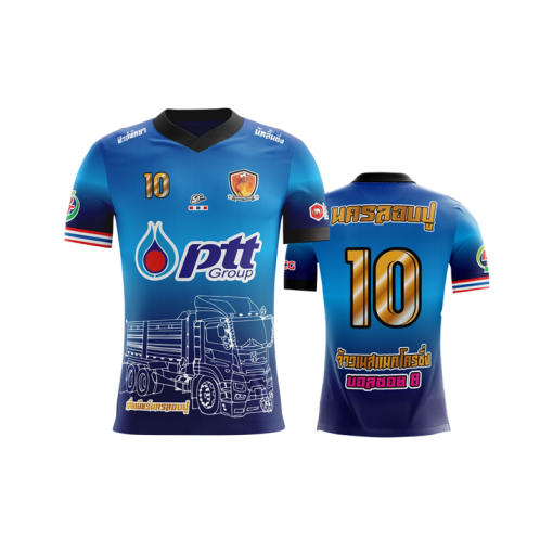 เสื้อพิมพ์ลาย คอวี