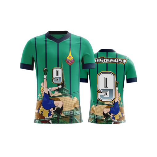 เสื้อพิมพ์ลาย คอวี