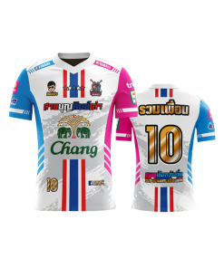 เสื้อพิมพ์ลาย คอวี