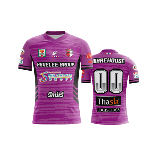เสื้อพิมพ์ลาย คอวี