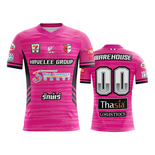 เสื้อพิมพ์ลาย คอวี