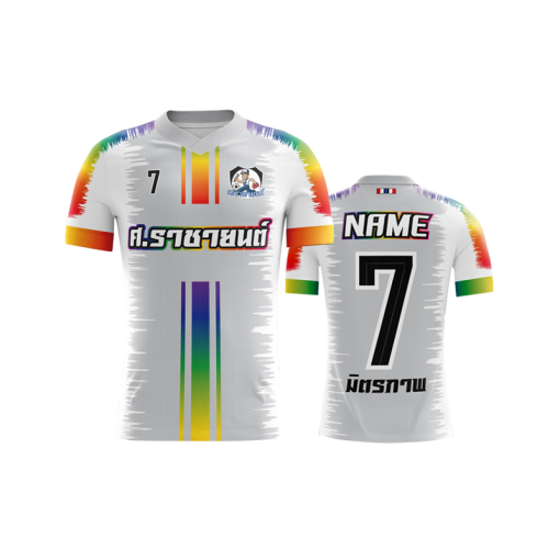 เสื้อพิมพ์ลาย คอวี