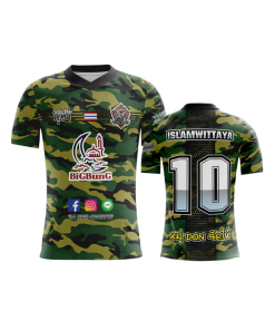 เสื้อพิมพ์ลาย คอวี