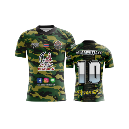 เสื้อพิมพ์ลาย คอวี