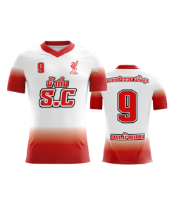 เสื้อพิมพ์ลาย คอวี