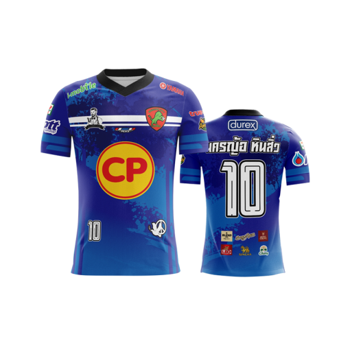 เสื้อพิมพ์ลาย คอวี